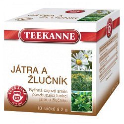 Teekanne Játra a žlučník bylinný čaj porcovaný 10x2 g