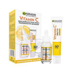 Garnier Vitamin C Serum + Daily Uv Fluid duopack, 1 ks