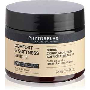 Phytorelax Laboratories Comfort & Softness Vanilla máslo na ruce, nohy a tělo 250 ml