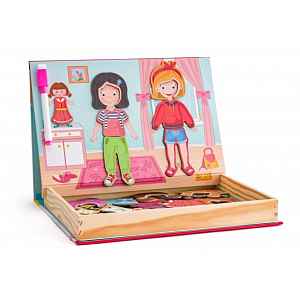 Adam Toys Dřevěná magnetická skládačka