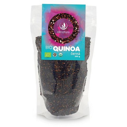 Allnature Quinoa černá BIO 250 g