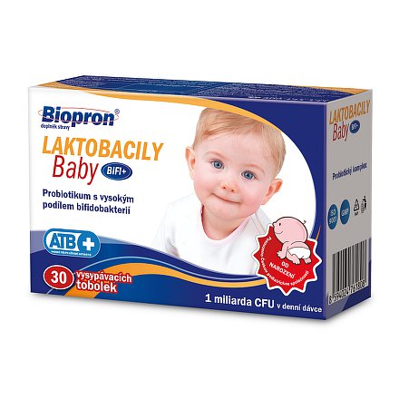 Biopron LAKTOBACILY Baby BiFi+ tobolky 30
