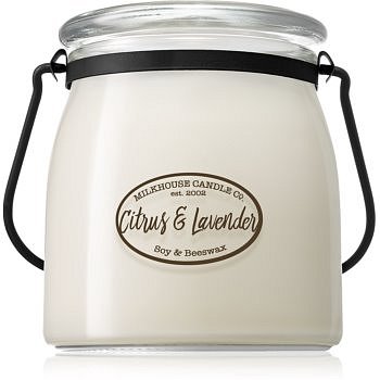 Milkhouse Candle Co. Creamery Citrus & Lavender vonná svíčka Butter Jar 454 g