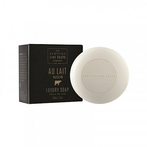 Scottish Fine Soaps Au Lait Noir Luxory Soap mýdlo 100g
