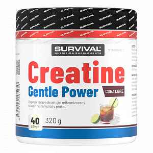 Survival Creatine Monohydrate Gentle Power 320 g cuba libre