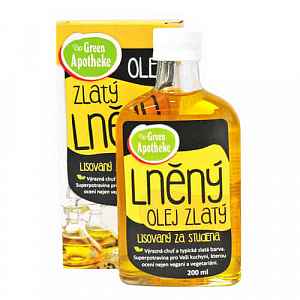 GREEN APOTHEKE Olej lněný zlatý 200 ml