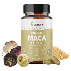 BLENDEA Maca 4 root mix BIO 90 kapslí