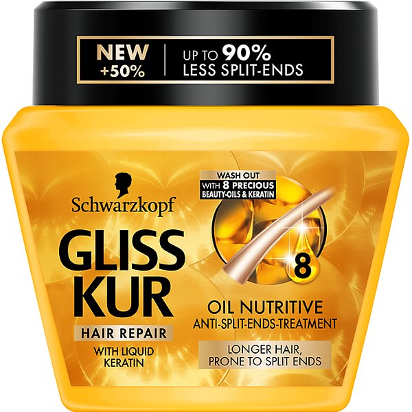 Gliss Kur Oil Nutritive péče proti roztřepeným konečkům  300 ml