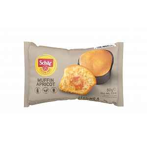 SCHÄR Muffin Apricot muffin plněný meruňkovou marmeládou bez lepku 50 g