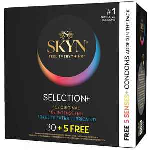 SKYN Selection – mix bezlatexových kondomů (35 ks)