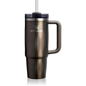 Stanley Quencher H2.O Fluted Tumbler nerezový tumbler s brčkem velký gunmetal shine 1 ks