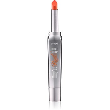 Benefit They're Real! Double The Lip rtěnka pro plné rty odstín Flame Game/Fiery Orange-Red 1,5 g