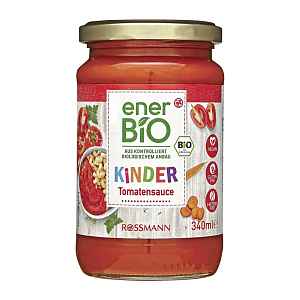 enerBiO BIO rajčatová omáčka se zeleninou pro děti 340 ml