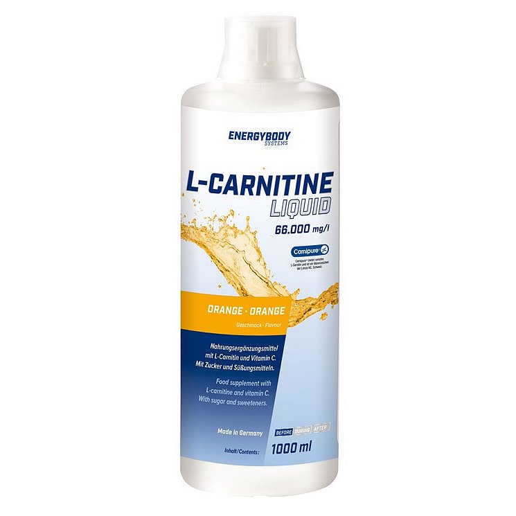 Energybody L-Carnitin Liquid Pomeranč 1000ml