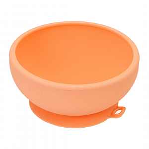 Lurch dětská silikonová miska apricot (00280031