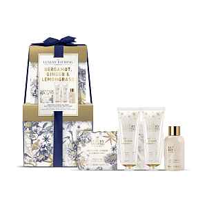 The Luxury Bathing Company Dárková mini sada péče o tělo Bergamot, Zázvor & Lemongrass 5 ks