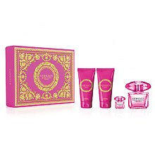 Versace Bright Crystal Absolu Dárková sada dámská parfémovaná voda 90 ml, tělové mléko 100 ml, sprchový gel 100 ml a miniaturka dámská parfémovaná voda 5 ml