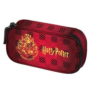 Baagl Školní penál etue Harry Potter Bradavice vínový