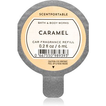 Bath & Body Works Caramel vůně do auta náhradní náplň 6 ml