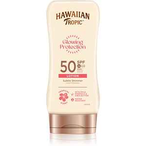 Hawaiian Tropic Glowing Protection Sunscreen Lotion mléko na opalování SPF 50 170 ml