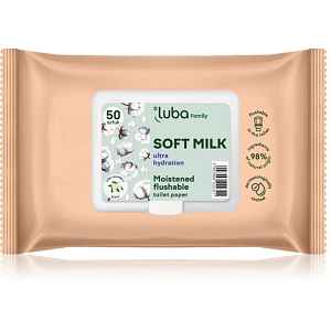 Luba Family Soft Milk vlhčený toaletní papír 50 ks