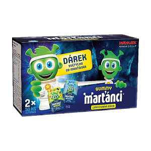 MARŤÁNCI Gummy 2 x 50 gummies + DÁREK světýlko