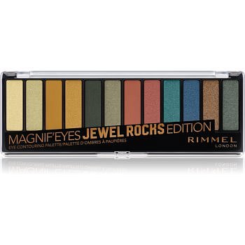 Rimmel Magnif’ Eyes paleta očních stínů odstín Jewel Edition 14,16 g