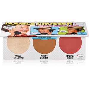 theBalm Double Crosser® paletka na tvář 3 v 1 8.5 g