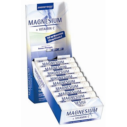 Energybody Magnesium Liquid + vitamín C Ananas 20 ampulí
