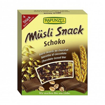 Müsli tyčinka čokoládová BIO 4 x 29 g Rapunzel*