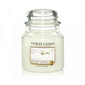 Yankee Candle Aromatická svíčka Fluffy Towels  411 g