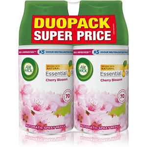 Air Wick Freshmatic Cherry Blossom osvěžovač vzduchu – náhradní náplň DUO 2x250 ml