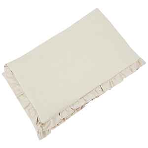 EKO Mantinel do postýlky bavlněný s volánkem Light Beige 360cm