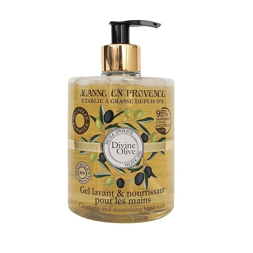 Jeanne en Provence Mycí gel na ruce Oliva 500 ml