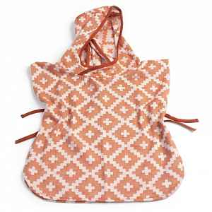 KipKep mušelínové PONCHO S Emberglow Red