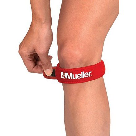 Mueller Jumper's Knee Strap, Podkolenní pásek - červený