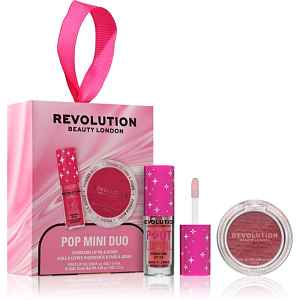 Revolution Pop Mini Duo Hydrating Lip Oil & Blush dárková sada pro ženy 1 ks