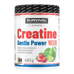 Survival Creatine Monohydrate Gentle Power 480 g limeta-jahoda