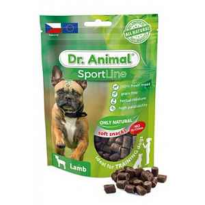Pochoutka Dr. Animal Sportline Jehněčí 100g