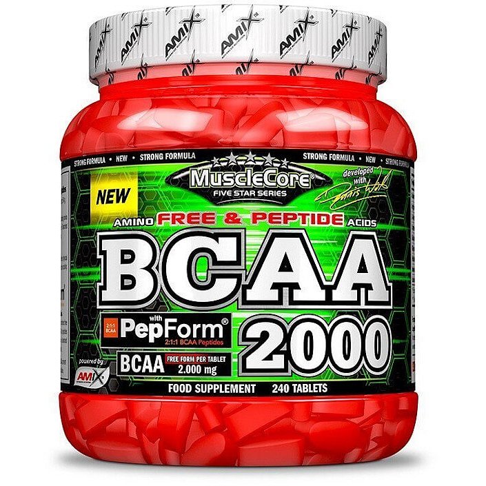 AMIX BCAA 2000 with PepFORM, 240tablet