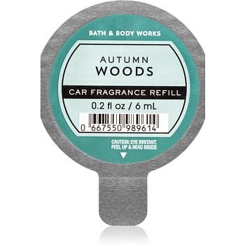 Bath & Body Works Autumn Woods vůně do auta náhradní náplň 6 ml