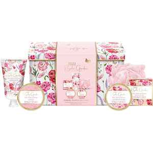 Baylis & Harding Royale Garden Rose, Poppy & Vanilla dárková sada plechový box