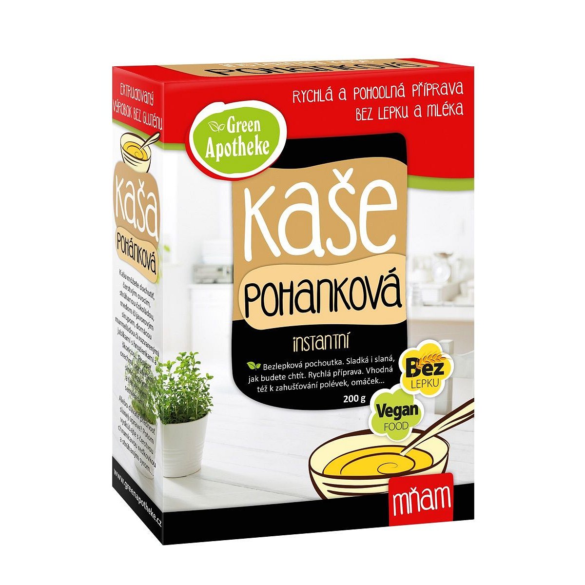 Green Apotheke Kaše pohanková krabička 200 g