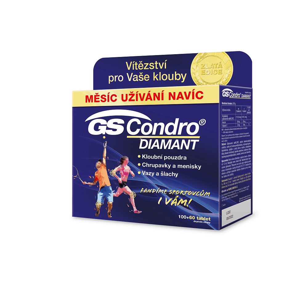 GS Condro Diamant 100 + 60 tablet ZLATÁ edice