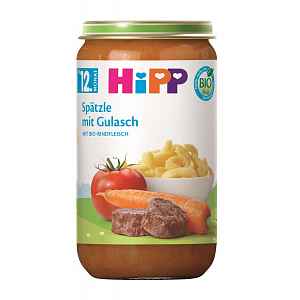 Hipp BIO Špecle, guláš a hovězí maso 12m+ 250 g