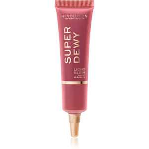 Revolution Superdewy tekutá tvářenka odstín You Got Me Blushing 15 ml