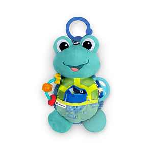 Baby Einstein Hračka aktivní na C kroužku želva Neptune’s Sensory Sidekick™ 0m+