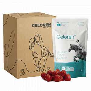 Geloren Ha Jablečný 90 žvýkacích želé Kostek
