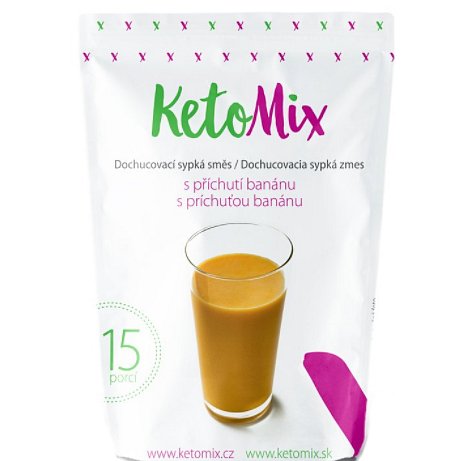 KetoMix Příchuť ke koktejlu banán 45g