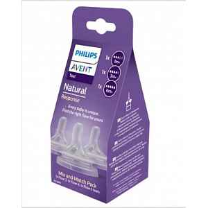 Philips AVENT Savička Natural Response  mix 1m+,3m+,6m+, 3 ks